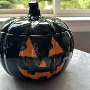Martha Stewart Jack-O-Lantern Halloween Cookie Jar New in Box